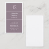 クリエイティブミニマルデザインプレイモダンンエクセレント 名刺 (正面/裏面)