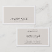 クリエイティブミニマルデザインプレモダンイントレンディー 名刺 (正面/裏面)