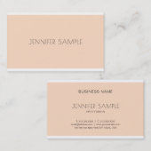 クリエイティブミニマルモダンデザインラグジュアリートレンディー 名刺 (正面/裏面)