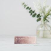 クリエイティブミニマル熟成テクスチャの外観 スキニー名刺 (スタンド正面)