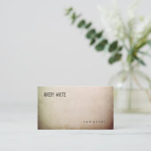 クリエイティブミニマル熟成テクスチャの外観 名刺 (スタンド正面)