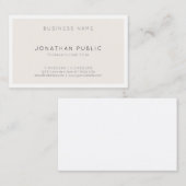 クリエイティブミニモダンマリストクラシシンプルーデザイン 名刺 (正面/裏面)