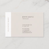 クリエイティブミニモダンマリストプロフェッショナル 名刺 (正面)