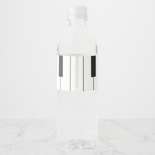 クリエイティブミュージシャンピアノ鍵結婚ズ ペットボトルラベル (裏面)