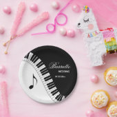 クリエイティブミュージシャンピアノ鍵結婚ズ ペーパープレート (パーティー)