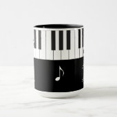 クリエイティブミュージシャンピアノ鍵結婚ズ マグカップ (中央)