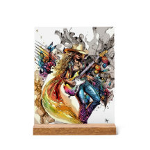 クリエイティブミュージックモザイク8x10プリント