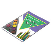 クリエイティブメモ（受信者の名前を含む） ノートブック (左側)