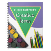 クリエイティブメモ(受信者の名前を含む) ノートブック (正面)