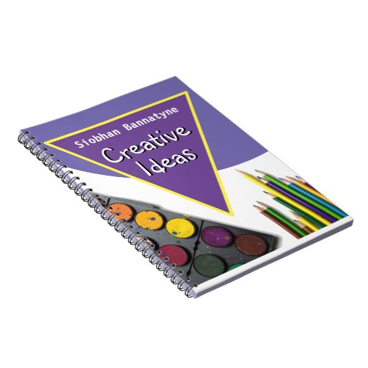 クリエイティブメモ（受信者の名前を含む） ノートブック (右側)