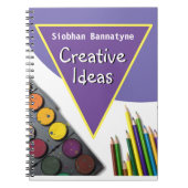 クリエイティブメモ(受信者の名前を含む) ノートブック (正面)