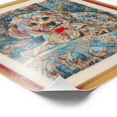 クリエイティブモザイクのモッキーの画像"銅" フォトプリント            (角)