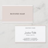 クリエイティブモダンお洒落会社概要トレンディー 名刺 (正面/裏面)