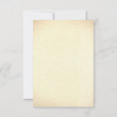 クリエイティブモダンウェディングRSVPカード 出欠カード (裏面)