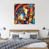 クリエイティブモダンキャンバスfor Home & Office キャンバスプリント (インサイチュ (寝室))