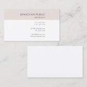 クリエイティブモダンシンプルデザイントレンディーテンプレート 名刺 (正面/裏面)