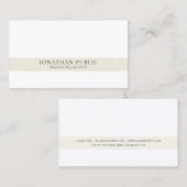 クリエイティブモダンシンプルプロフェッショナルエレガント 名刺 (正面/裏面)