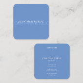 クリエイティブモダンシンプルプロフェッショナルテンプレート スクエア名刺 (正面/裏面)