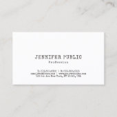 クリエイティブモダンデザインシンプルプレーントレンディー 名刺 (正面)