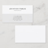 クリエイティブモダンプロフェッショナルシンプルテンプレートトップ 名刺 (正面/裏面)