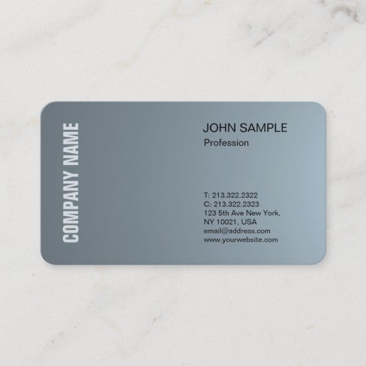 クリエイティブモダンプロフェッショナルデザインプエレガントラン 名刺 (正面)