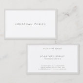 クリエイティブモダンミニマエレガントリストかわいいトレンディー 名刺 (正面/裏面)