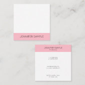 クリエイティブモダンミニマルデザインテンプレート スクエア名刺 (正面/裏面)