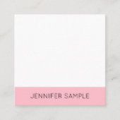 クリエイティブモダンミニマルデザインテンプレート スクエア名刺 (正面)