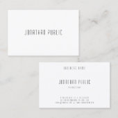 クリエイティブモダンミニマルプロフェッショナルテンプレート 名刺 (正面/裏面)