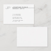 クリエイティブモダンモノグラムカッコいいテンプレートトップ 名刺 (正面/裏面)