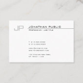 クリエイティブモダンモノグラムカッコいいテンプレートトップ 名刺 (正面)