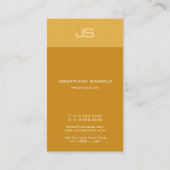 クリエイティブモダンモノグラムトレンディー垂直テンプレート 名刺 (裏面)
