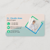 クリエイティブモダン医療サービス名刺 名刺 (正面)