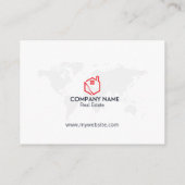 クリエイティブモダン名刺 名刺 (裏面)