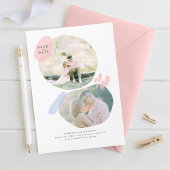 クリエイティブモダン抽象芸術写真の日付を保存 セーブザデート