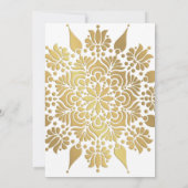 クリエイティブモダン結婚インディアン 招待状 (裏面)