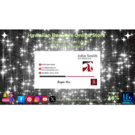 クリエイティブモダンOffice 3 Choiceロゴ赤黒SEO 名刺