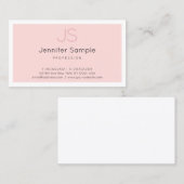 クリエイティブモノグラムシンプルデザインリュックスプロフェッショナル 名刺 (正面/裏面)