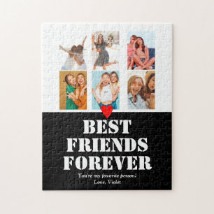 クリエイティブユニークBFFフォトコラージュ贈与フ最高のレンド ジグソーパズル