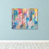 クリエイティブユートピアシティスケープ キャンバスプリント (インサイチュ (ウッドフロア))