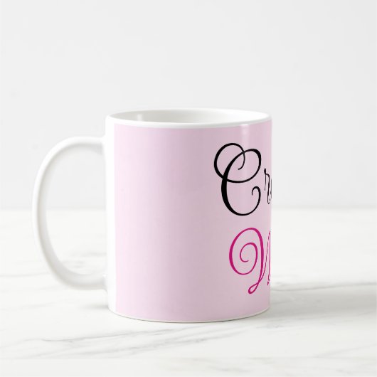 クリエイティブライターパステルピンク コーヒーマグカップ (左)