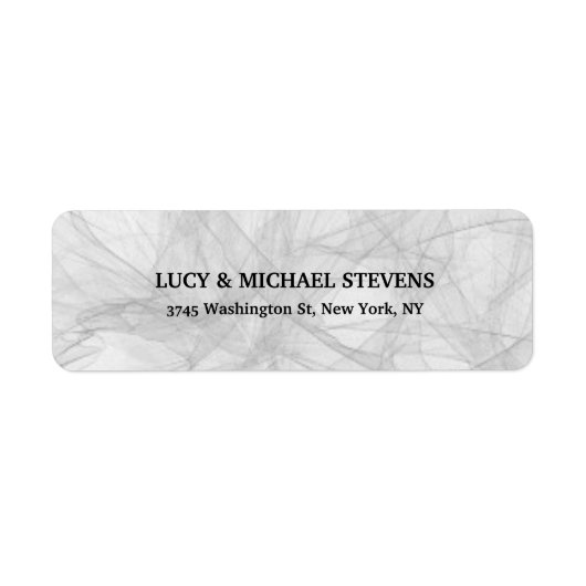 クリエイティブライトグレーレトロスタイルクラシカルファミリー ラベル (正面)