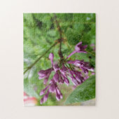 クリエイティブライトパープル薄紫フォトジグソーパズル ジグソーパズル (縦)