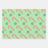 クリエイティブラクロスクリスマスプレゼント ラッピングペーパーシート (正面3)