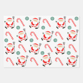 クリエイティブラクロスクリスマスプレゼント ラッピングペーパーシート (正面2)