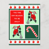 クリエイティブラクロスクリスマス ポストカード (正面)