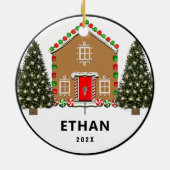 クリエイティブラクロス収集可能 セラミックオーナメント (裏面)