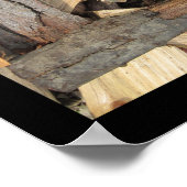 クリエイティブラブアルファベット写真アートプリント ポスター (角)