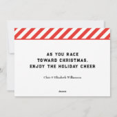 クリエイティブランニングのクリスマス シーズンカード (裏面)