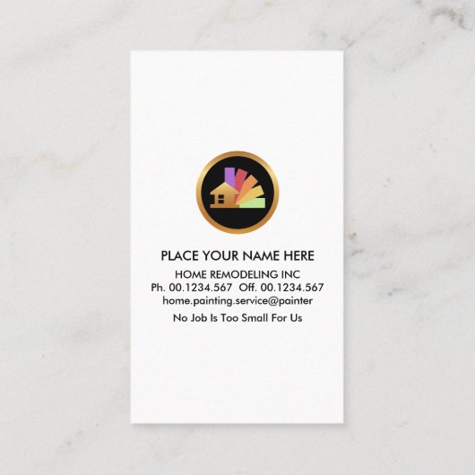 クリエイティブリーク絵を描ホーム 名刺 (裏面)